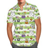 Men's Button Down Short Sleeve Shirt - The Child Does Halloween