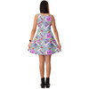 Sleeveless Flared Dress - Picture Perfect Halloween Town