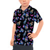 Kids Polo Shirt - Halloween Spooky Sisters