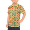 Kids Polo Shirt - Hidden Mickey Oranges
