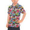 Kids Polo Shirt - Villain Munchlings