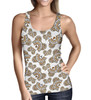 Women's Tank Top - Animal Print Mouse Ears Rainbow