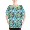 Batwing Chiffon Top - Sketched Disney Dogs