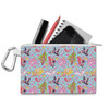 Canvas Zip Pouch - Pool Floats Princesses