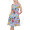 Skater Dress with Pockets - Pool Floats Princesses