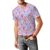 Men's Sport Mesh T-Shirt - Neon Rainbow Stitch