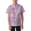 Kids' Button Down Short Sleeve Shirt - Sorcerer Mickey and his Fantasia Friends