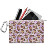 Canvas Zip Pouch - Hippo Ballerinas