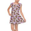 Girls Cap Sleeve Pleated Dress - Hippo Ballerinas