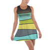 Cotton Racerback Dress - The SediMINT Avacado Wave Wall