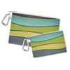 Canvas Zip Pouch - The SediMINT Avacado Wave Wall