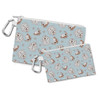 Canvas Zip Pouch - Christmas Snow Angel Holiday Olaf