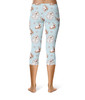 Sport Capri Leggings - Christmas Snow Angel Holiday Olaf