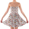 Sweetheart Strapless Skater Dress - Magic Mouse Hot Chocolate