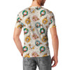 Men's Cotton Blend T-Shirt - Gold Mickey and Friends Christmas Baubles