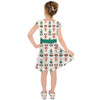 Girls Short Sleeve Skater Dress - Christmas Mickey Nutcrackers