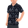 Kids Polo Shirt - Vader Winter Holiday Christmas Snowflakes