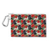 Canvas Zip Pouch - Vader Holiday Christmas Poinsettias