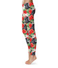 Sport Leggings - Vader Holiday Christmas Poinsettias