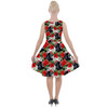 Skater Dress with Pockets - Vader Holiday Christmas Poinsettias