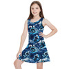 Girls Sleeveless Dress - Snowboard Troopers