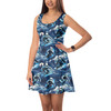 Sleeveless Flared Dress - Snowboard Troopers