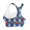 Sports Bra - Little Blue Christmas Droid