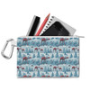 Canvas Zip Pouch - AT-AT Christmas on Hoth