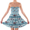 Sweetheart Strapless Skater Dress - AT-AT Christmas on Hoth