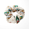 Velvet Scrunchie - Gold Mickey and Friends Christmas Baubles