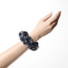 Velvet Scrunchie - Vader Winter Holiday Christmas Snowflakes