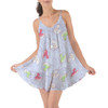 Beach Cover Up Dress - Winter Mouse Balloons