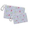 Canvas Zip Pouch - Winter Mouse Balloons