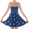 Sweetheart Strapless Skater Dress - 50th Anniversary Fancy Outfits