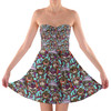 Sweetheart Strapless Skater Dress - Moana's Kakamora