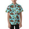 Kids' Button Down Short Sleeve Shirt - Moana's Maui