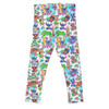 Girls' Leggings - Bright Lilo and Stitch Hand Drawn