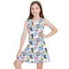 Girls Sleeveless Dress - Alice Down The Rabbit Hole