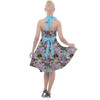 Halter Vintage Style Dress - Alice in Glitter Wonderland