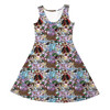 Girls Sleeveless Dress - Alice in Glitter Wonderland