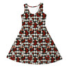 Girls Sleeveless Dress - Queen of Hearts Playing Cards