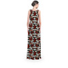 Flared Maxi Dress - Queen of Hearts Playing Cards