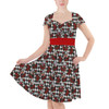 Sweetheart Midi Dress - Queen of Hearts Playing Cards