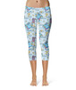 Sport Capri Leggings - Whimsical Genie and Magic Carpet