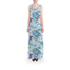 Flared Maxi Dress - Whimsical Genie and Magic Carpet