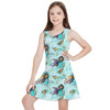 Girls Sleeveless Dress - Whimsical Princess Jasmine