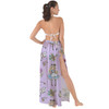 Maxi Sarong Skirt - Whimsical Alice And The White Rabbit