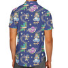 Men's Button Down Short Sleeve Shirt - Whimsical Wonderland