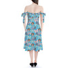 Strapless Bardot Midi Dress - Whimsical Mirabel