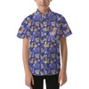 Kids' Button Down Short Sleeve Shirt - Whimsical Luisa